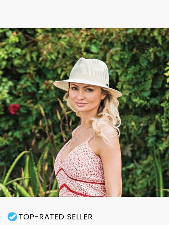 Fedora Sun Hat UV Protection Packable Adjustable Travel-Friendly Classic Chic main image 7